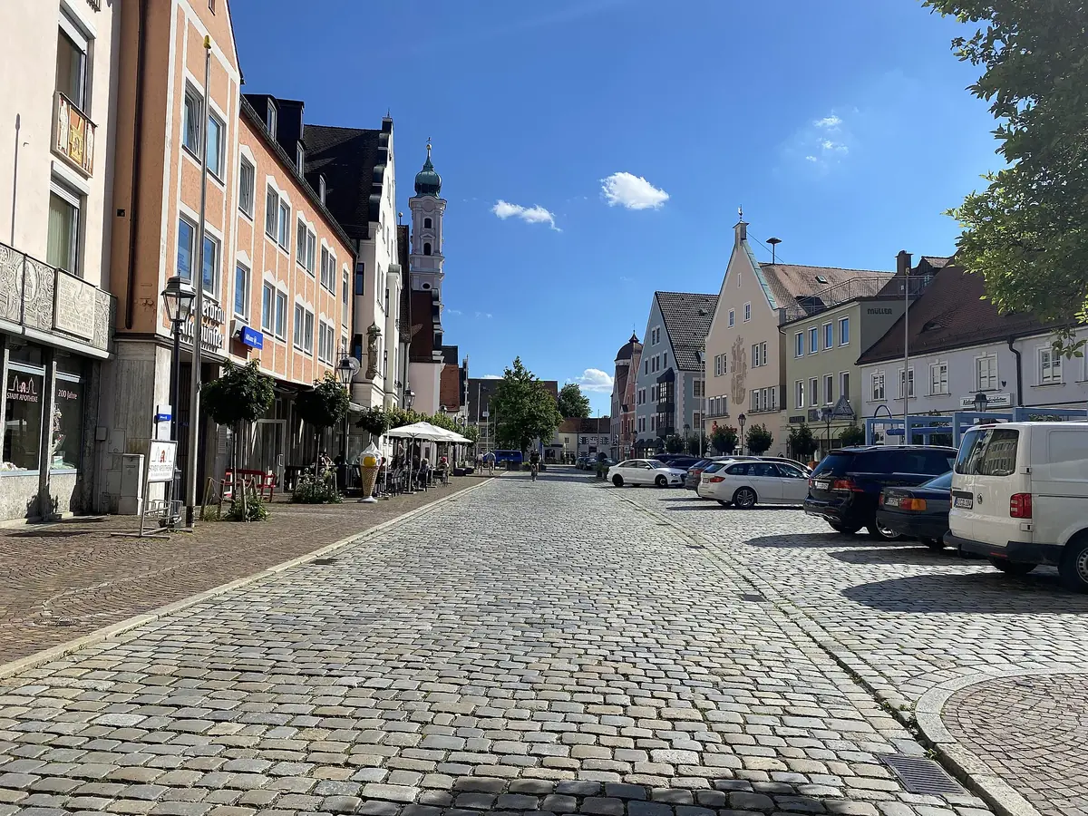 Stadtplatz in Aichach