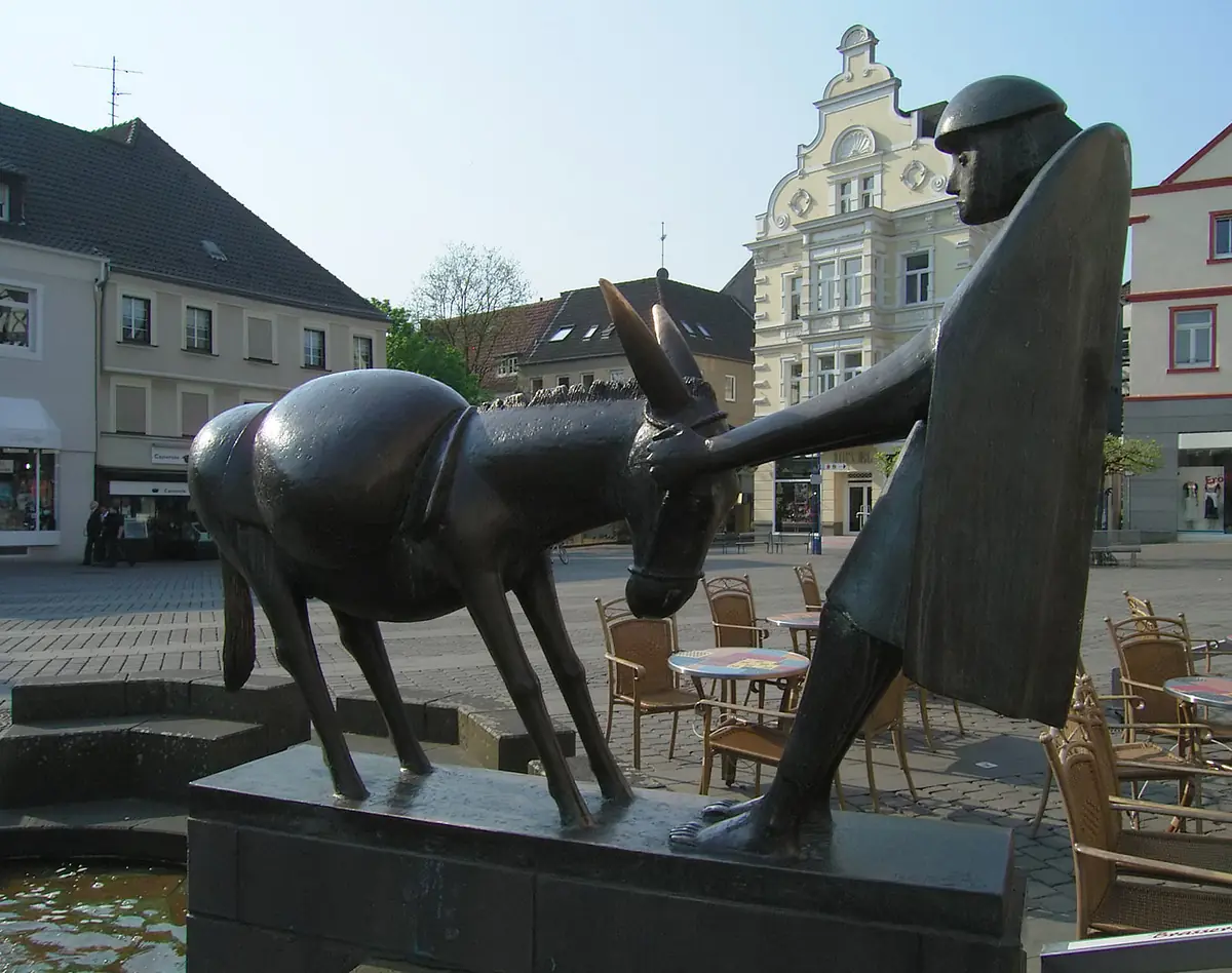 Eselsbrunnen am Markt in Unna