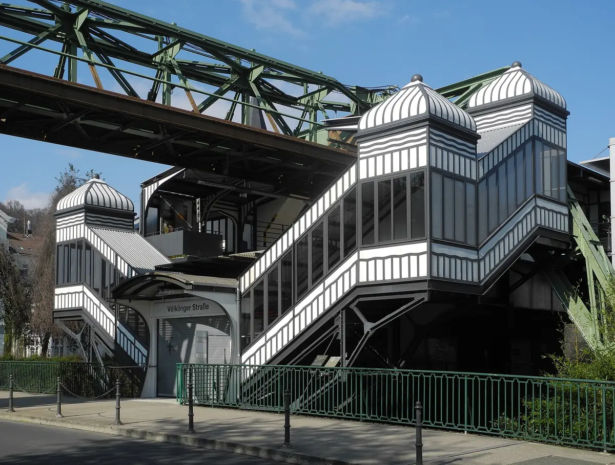 Schwebebahnhof Völklinger Straße in Wuppertal